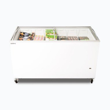 Bromic CF0500ATCG-NR Display Chest Freezer – 427L – Curved Glass Top