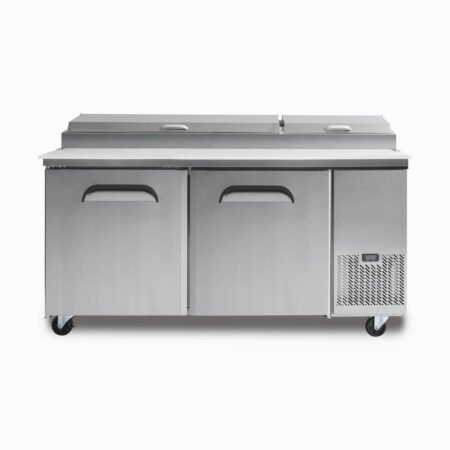 Bromic PP1700 – Pizza Prep Fridge 2 Doors 1702mm 9 Pans