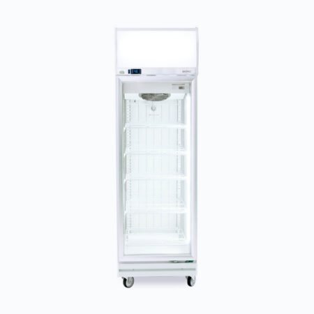 Bromic UF0500LF  Upright Display Freezer – 444L – 1 Door – Flat Glass – Lightbox