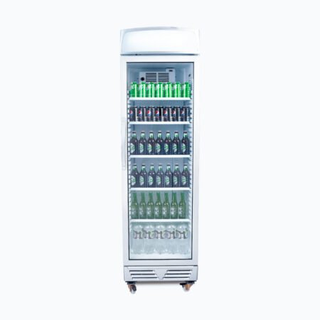 Bromic GM0374L-NR 372L Display Fridge, 1 Door, Lightbox Top