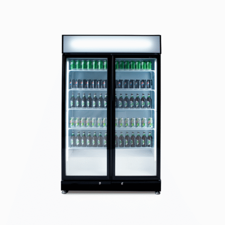 Bromic GM0900LBECO Upright Display Fridge 885L Black