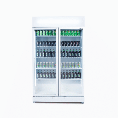 Bromic GM0900LWECO Upright Display Fridge 885L White