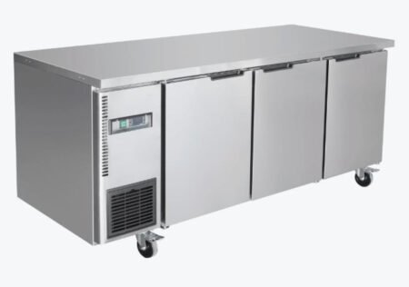 Thermaster Stainless Steel Triple Door Workbench Freezer – TS1800BT-3D