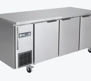 Thermaster Stainless Steel Triple Door Workbench Freezer – TS1800BT-3D