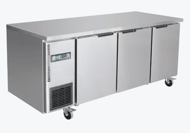 Thermaster Stainless Steel Triple Door Workbench Freezer – TS1800BT-3D
