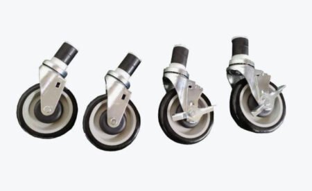 Modular System Castor Set for Economic Stainless Steel Benches – CASTOR-D61