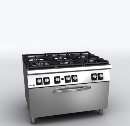 Fagor Kore 900 Series Gas 6 Burner with Gas Oven – C-G961OPH