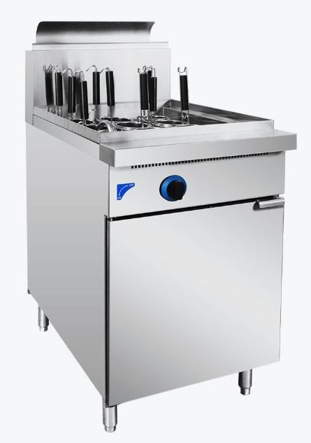 PC150-9 V Pan Natural Gas 9 Baskets Pasta and Noodle Cooker