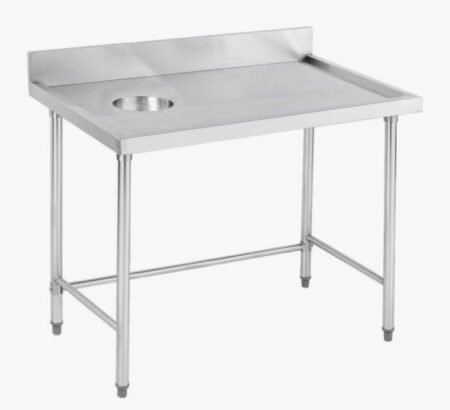 Modular SS Bench with Splashback Left Side SWCB-7-1200L