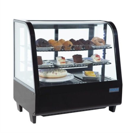 Polar CC611-A C-Series Countertop Food Display Black 100L