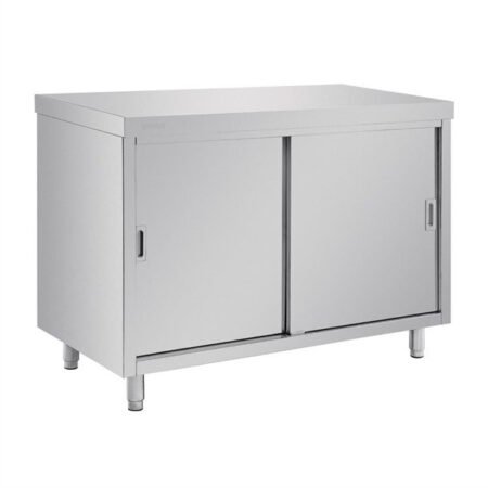 Vogue CE151 Stainless Steel Floor Standing Cupboard 1200mm