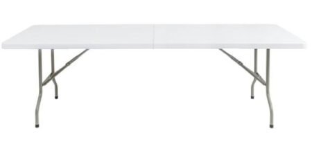 Bolero CF375 Centre Folding Table 8ft White