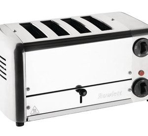 Rowlett Esprit CH181-A 4 Slot Toaster Chrome with Elements & Sandwich Cage