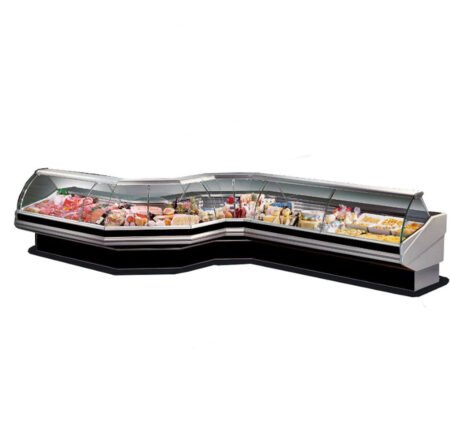 Tecnodom CN90E Corner Glass Curved Deli Display
