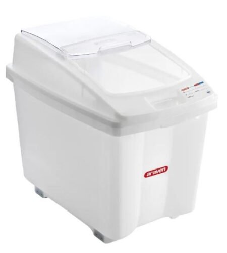Araven CR976 Transparent Mobile Ingredient Bin 80Ltr
