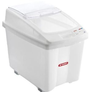 Araven CR976 Transparent Mobile Ingredient Bin 80Ltr