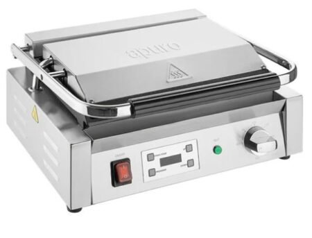 Apuro CU608-A Extra Large Contact Grill Ribbed Plate
