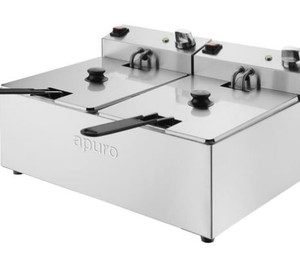 Apuro CU619-A Twin Tank Fryer 2 x 5 Ltr 2 x 2 8kW