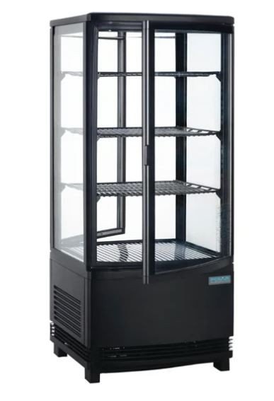 Polar CX574-A 86L Energy Efficient Curved Door Fridge