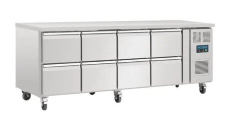 Polar DA549-A USeries Eight Drawer Gastronorm Counter Fridge