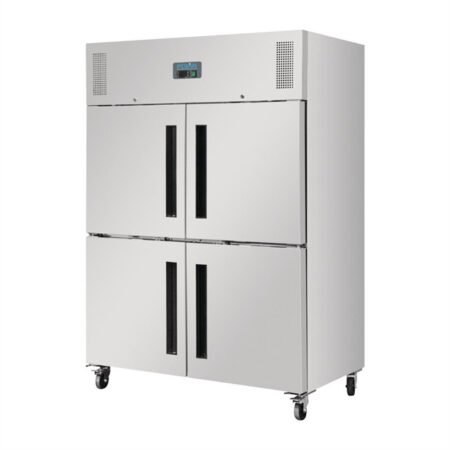 Polar DL709-A G-Series 2 Stable Door Upright Fridge 1200 Ltr Stainless Steel