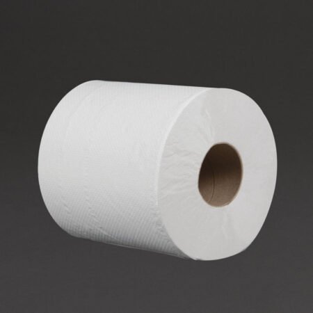 Jantex DL920 Centrefeed White Roll Paper Towels (Pack of 6)