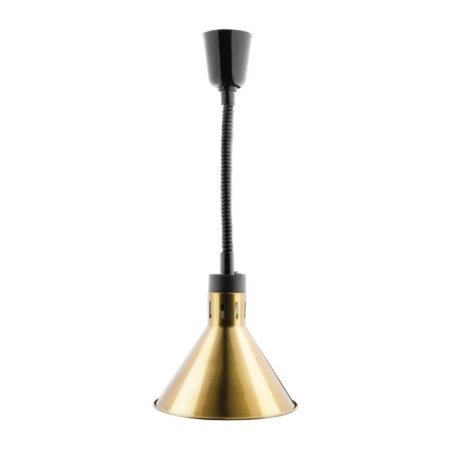 Apuro DY465-A Heat Lamp – Retractable Gold Shade
