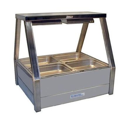 Roband E22RD Double Row Hot Food Display with Rear Doors
