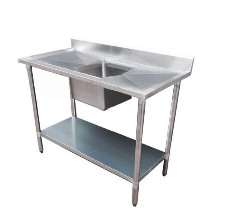 Modular System Single Sink Bench Centre 1800x700x900mm – 1800-7-SSBC