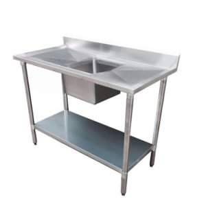 Modular System Single Sink Bench Centre 1500x700x900mm – 1500-7-SSBC