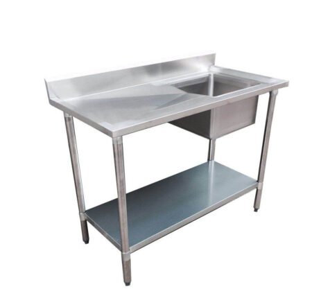 Modular Single Sink Bench Right 1500x600x900mm