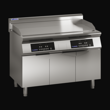 Luus EG7-12P 1200mm Wide Dual Control Induction Griddle