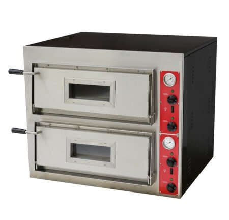 BakerMax Black Electric Panther Pizza Deck Oven – EP-2E