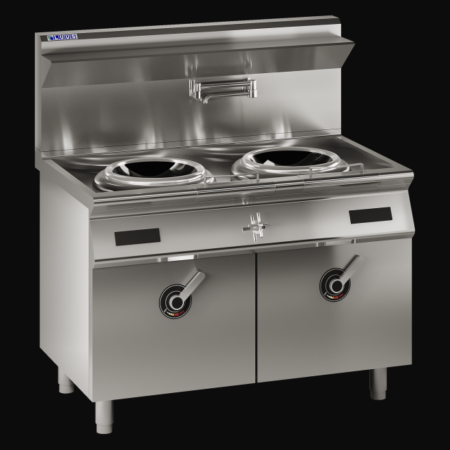 Luus EHW-2C Two Hole High Powered Induction Wok