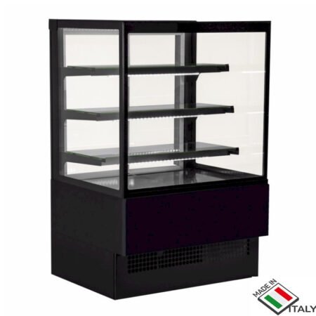Mastercool EVOKL120V 1200 mm Square Cake Showcase – Black