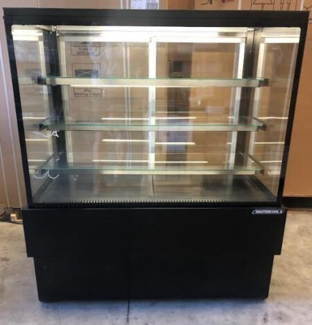 Evokl120VD Mastercool 1200mm Black Glass Cake Showcase