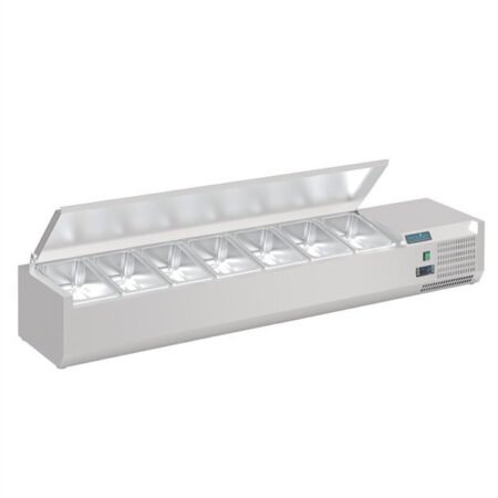 Polar FA855-A G-Series Countertop Prep Fridge 7×1/4GN