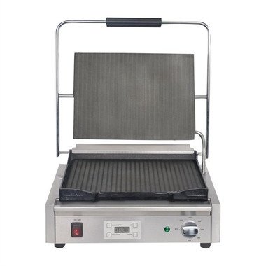 Apuro FC381-A Large Flat Plate Contact Grill with Timer