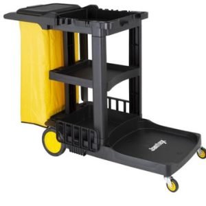 Jantex FU997 Cleaning Trolley Black