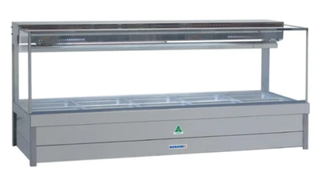 Roband SFX26RD- Square Glass Cold Plate & Cross Fin Coil Piped & Foamed (no motor) – 12 Pans