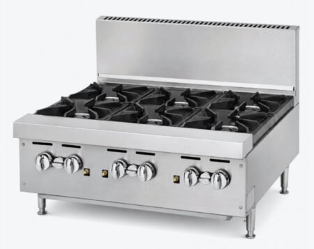 BRENNER Forge 800 Series Gas Bench Top Cooking Range LPG with 6 burners – BREG8R-900L