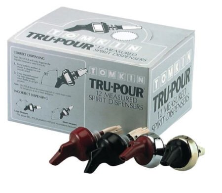 TRU-POUR GH708 Black Spirit Dispenser – 15ml (12 Pack)
