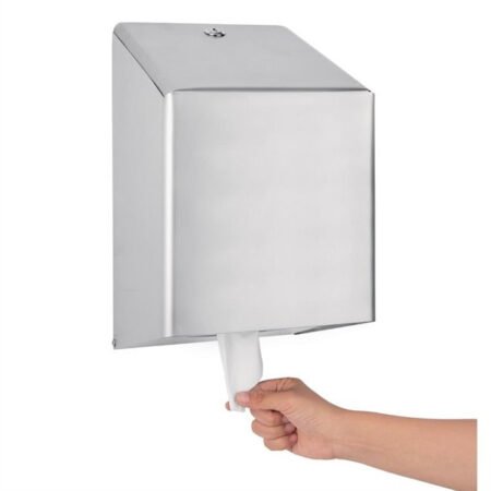 Jantex GJ030 Stainless Steel Centrefeed Roll Dispenser
