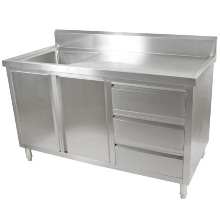 Modular System CABINET WITH LEFT SINK – SC-7-1200L-H