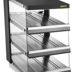 Apuro HW926-A Sloped Chute Food Warmer 3 Shelf