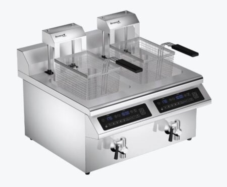 Benchstar Double Tanks Auto Lifting Induction Fryer – IF7000D-AL