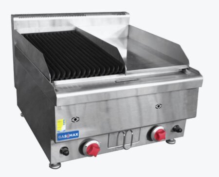 GASMAX Benchtop Combo 1/2 Char & 1/2 Griddle – JUS-TRGH60E