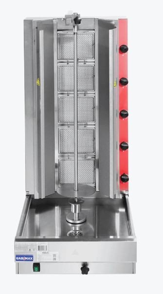 GasMax Semi-automatic 5 Burner NG Kebab Machine KB-5