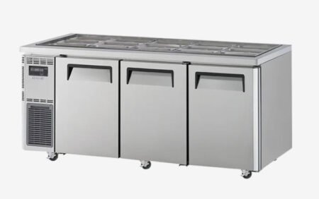 Turbo Air KSR18-3-N 3 Door Undercounter Salad Prep Fridge