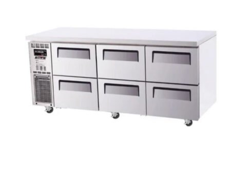 Turbo Air KUR18-2D-6-N Undercounter 6 Drawer Fridge